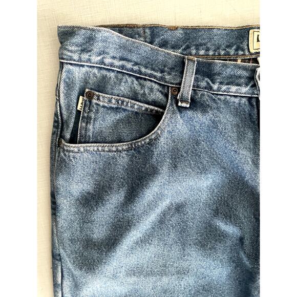 LL Bean 38x32 Relaxed Fit Jeans Cotton Flannel Lined Denim Durable Warm Winter - Picture 4 of 16